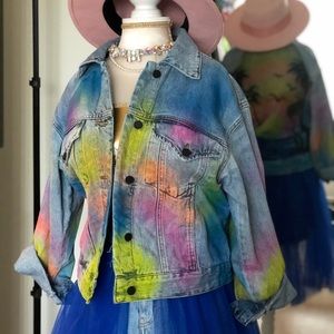 Airbrushed Denim Jacket